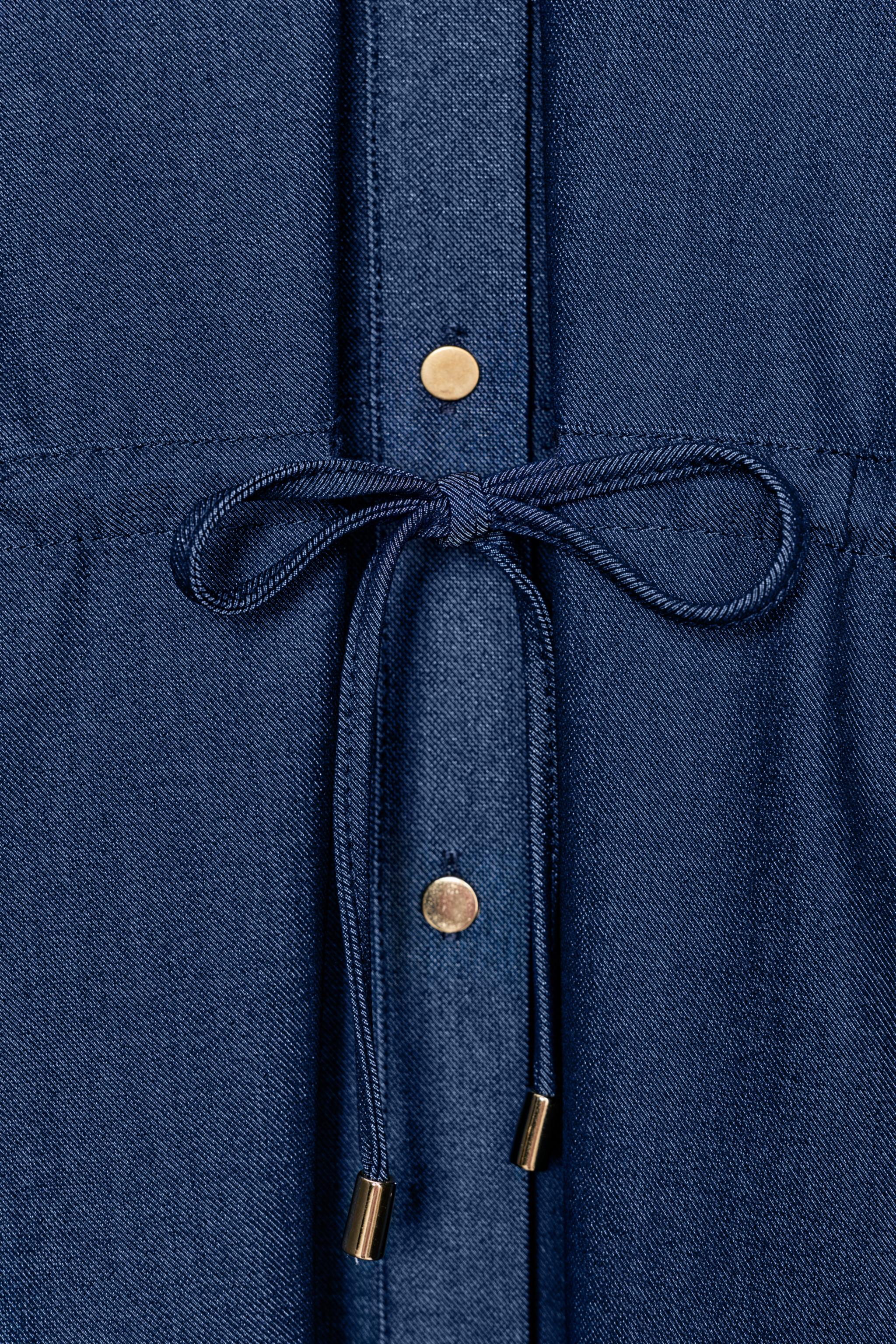 DRAWSTRING SAFARI SHIRT